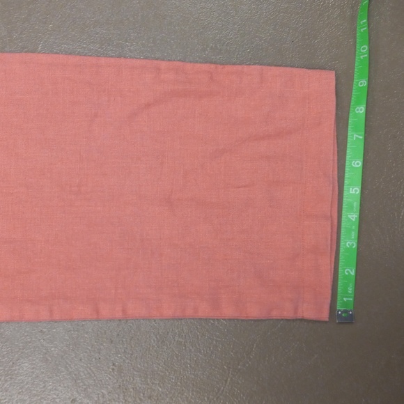 **VINTAGE** Units Pink 100%LINEN Pants With Pockets - Picture 9 of 13